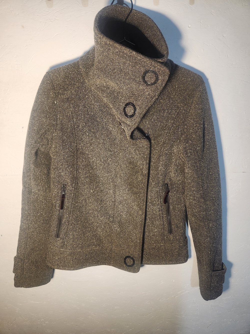 Lululemon Audrey Tweed Fleece-Lined Bomber Jacket – Medium